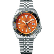 Seiko 5 SSK005K1 Sports Mikan Orange GMT SKX Re-Interpretation Automatic Men's Watch - mzwatcheslk srilanka