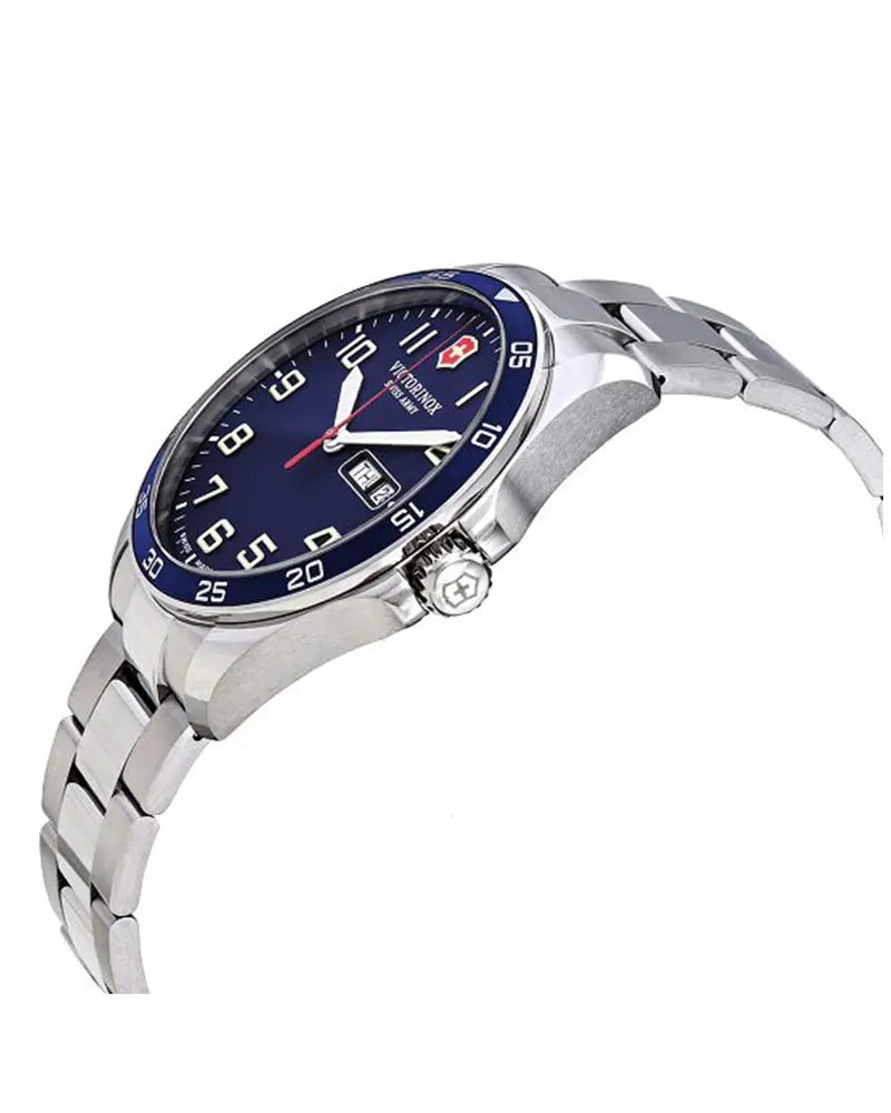 Victorinox Swiss Army 241851 Fieldforce Stainless Steel Bracelet Blue Dial Men's Watch - mzwatcheslk srilanka