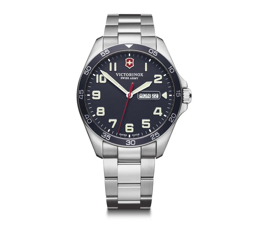 Victorinox Swiss Army 241851 Fieldforce Stainless Steel Bracelet Blue Dial Men's Watch - mzwatcheslk srilanka