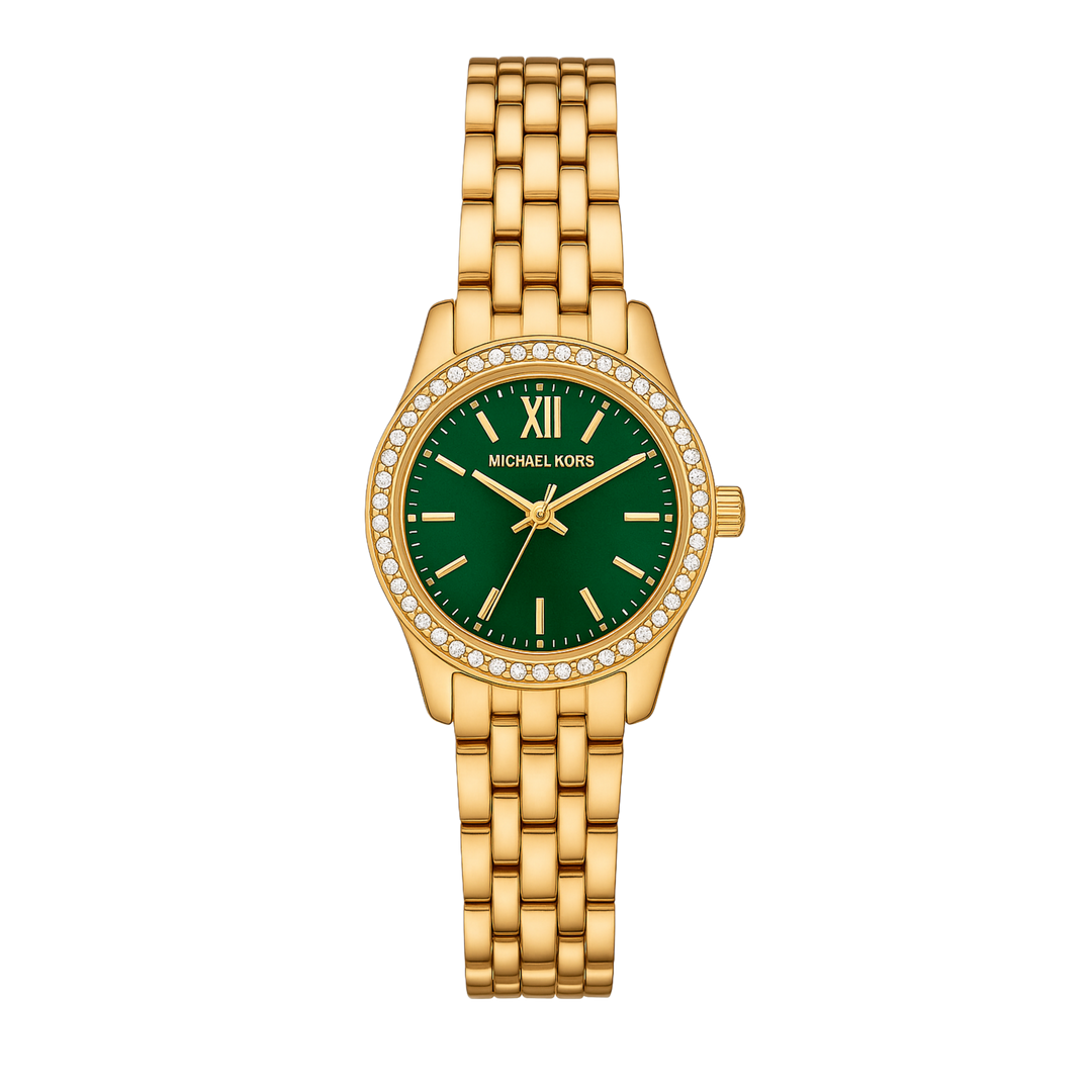 Michael Kors Lexington (26mm) MKO1233 Green Dial / Gold-Tone Stainless Steel Bracelet
Women's Watch