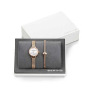 Bering Classic Gift Set (22mm) 11022-364-Lovely-2-GWP170 Rose-Gold-Tone Stainless Steel Mesh Women’s Watch
