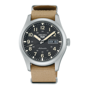 Seiko 5 Sports SRPG35K1 Sports Field Khaki Nylon Strap Grey Dial 