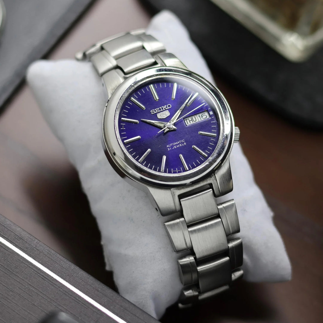Seiko 5 SNKA05K1 Automatic 21 Jewels Navy Blue Dial Men's Watch