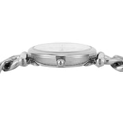 Fossil ES5331 Carlie 28mm Silver Dial Stainless Steel Chain Style Bracelet Women's Watch