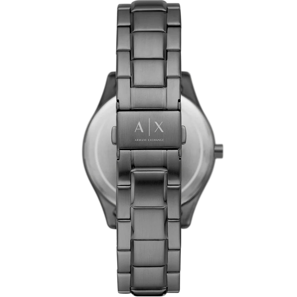 Armani Exchange AX1877 42mm Silver Dial Gunmetal Stainless Steel Bracelet Men's Watch