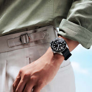 Citizen Eco-Drive Promaster Diver (41mm) BN0266-07E Black Dial / Black Rubber Strap Men’s Watch