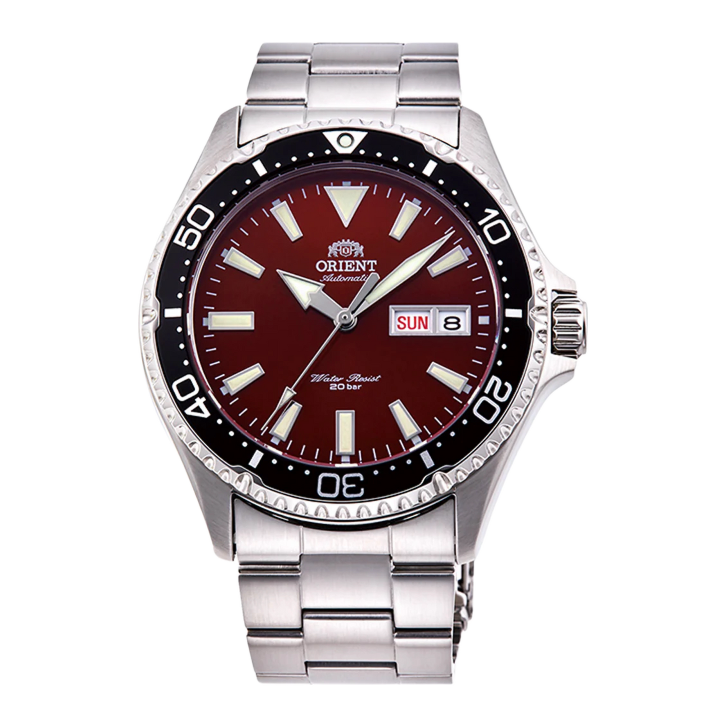 Orient Kamasu RA-AA0003R19B Automatic Red Dial Diver’s Men’s Watch