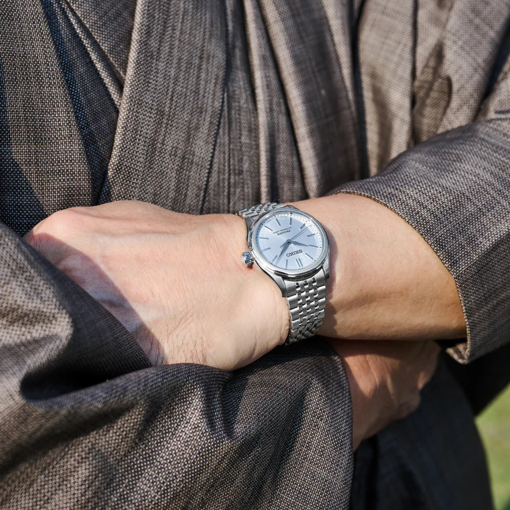 Seiko Presage SPB521J1 Classic Series 'Aijiro' Automatic (36mm) Light Indigo Dial / Stainless Steel Bracelet