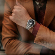 Roamer Searock Master 984985 41 85 20 ‘Open Heart’ Automatic (44 Hours) Black Dial Stainless Steel Men's Watch