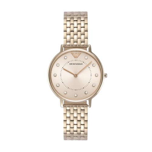 Emporio Armani AR11062 Rose Gold Dial 32mm Stainless Steel Bracelet Women's Watch