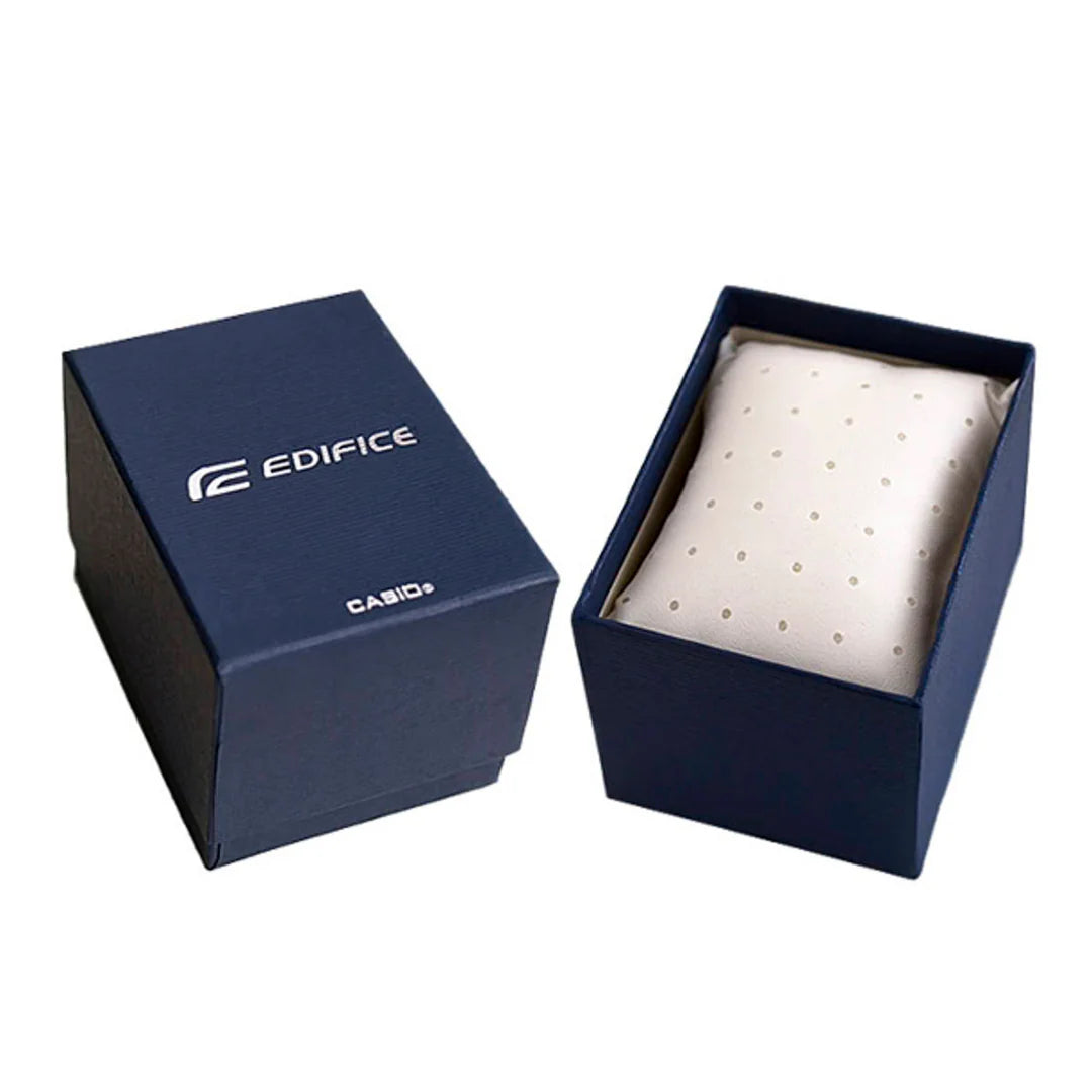 Casio Edifice EFR-S108DE-8AV Slim (39.9mm) Textured Light Grey Dial / Stainless Steel  Sapphire Crystal Men's Watch