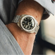 Seiko 5 Sports ‘Gene Kranz’ SRPL93K1 Recreation Limited Edition (38.2mm) Black Dial / Stainless Steel Bracelet Men's Watch