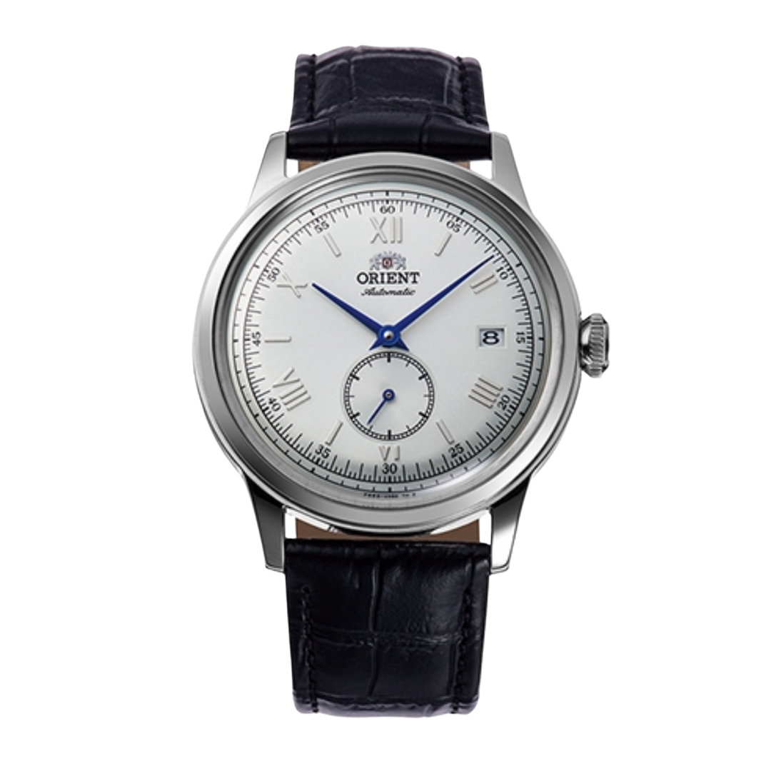 Orient  Bambino RA-AP0104S Small Seconds White dial 38mm Automatic Leather Strap  Men's Watch