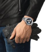Tissot PRS 516 T1316171104200 Chronograph Blue Dial Stainless Steel Bracelet Men's Watch