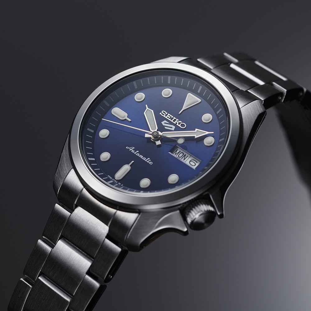 Seiko 5 Sports SRPE53K1 Automatic ‘Gentleman’ Blue Dial Stainless Steel Bracelet Men's Watch