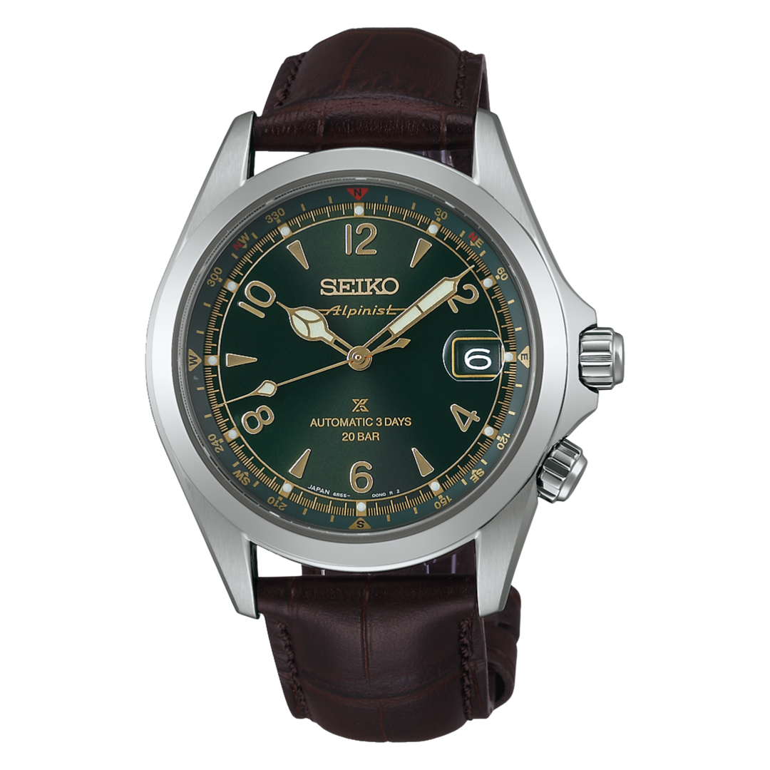 Seiko Prospex Alpinist Automatic ‘Classic Pine Green’ (39.5mm) Green Dial / Brown Leather Strap
SPB507J1 Men's Watch
