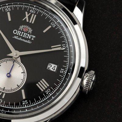 Orient Bambino RA-AP0101B30B Small Seconds Black dial 38mm Automatic Leather Strap  Men's Watch