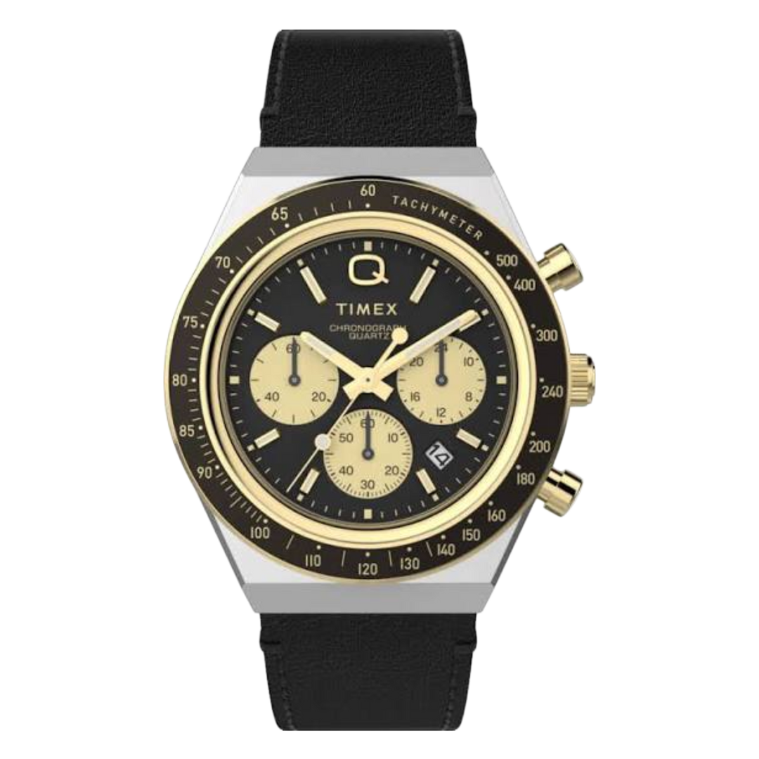 Timex Q Timex Chronograph TW2W64300(40mm) Two Tone Dial /Men's Watch