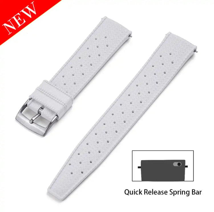 Premium-Grade Vulcanized Tropic Rubber Watch Strap 18mm 20mm and 22mm For Seiko Divers and other Divers Waterproof