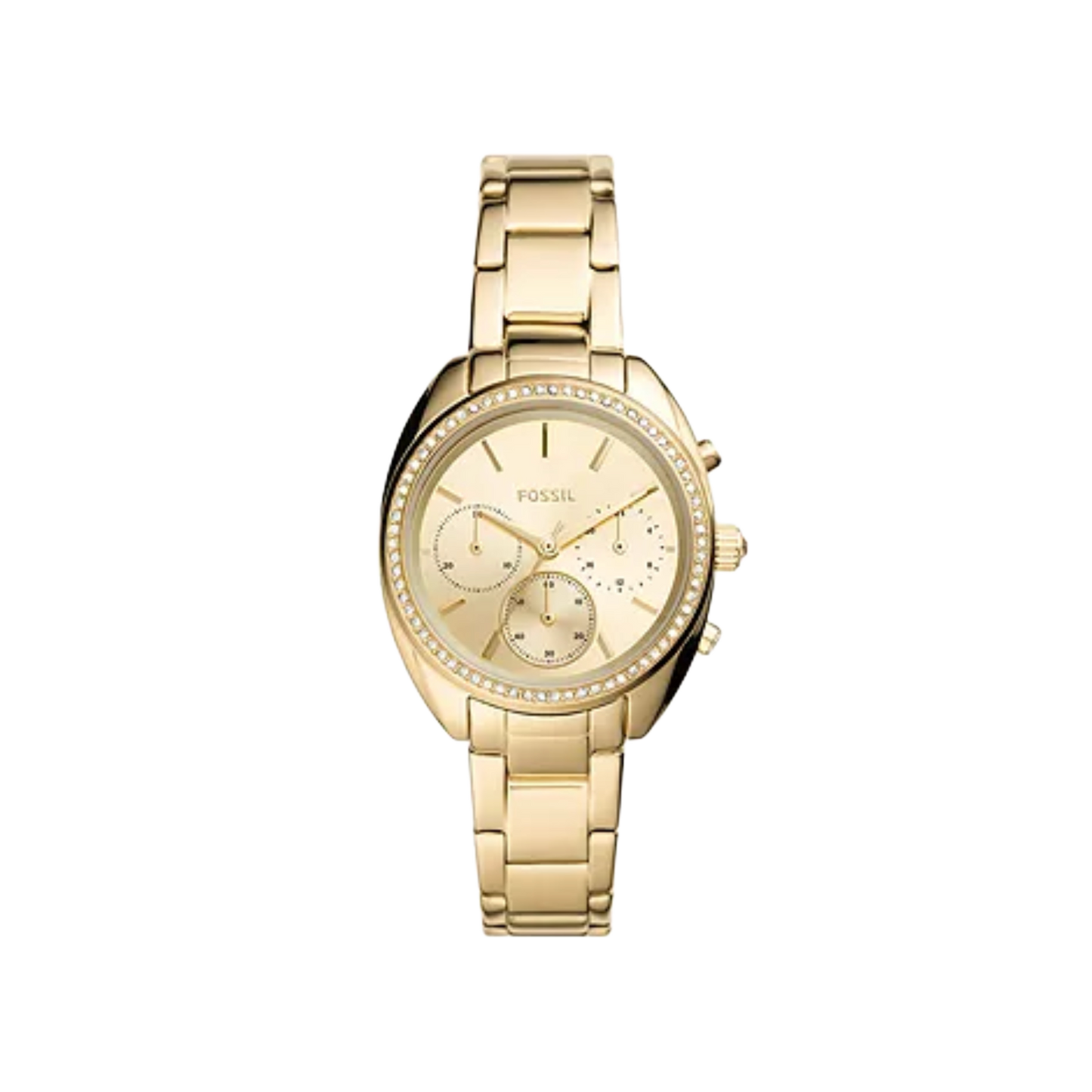 Fossil Vale Chronograph Gold-Tone Stainless Steel Watch  BQ3658 Women's Watch