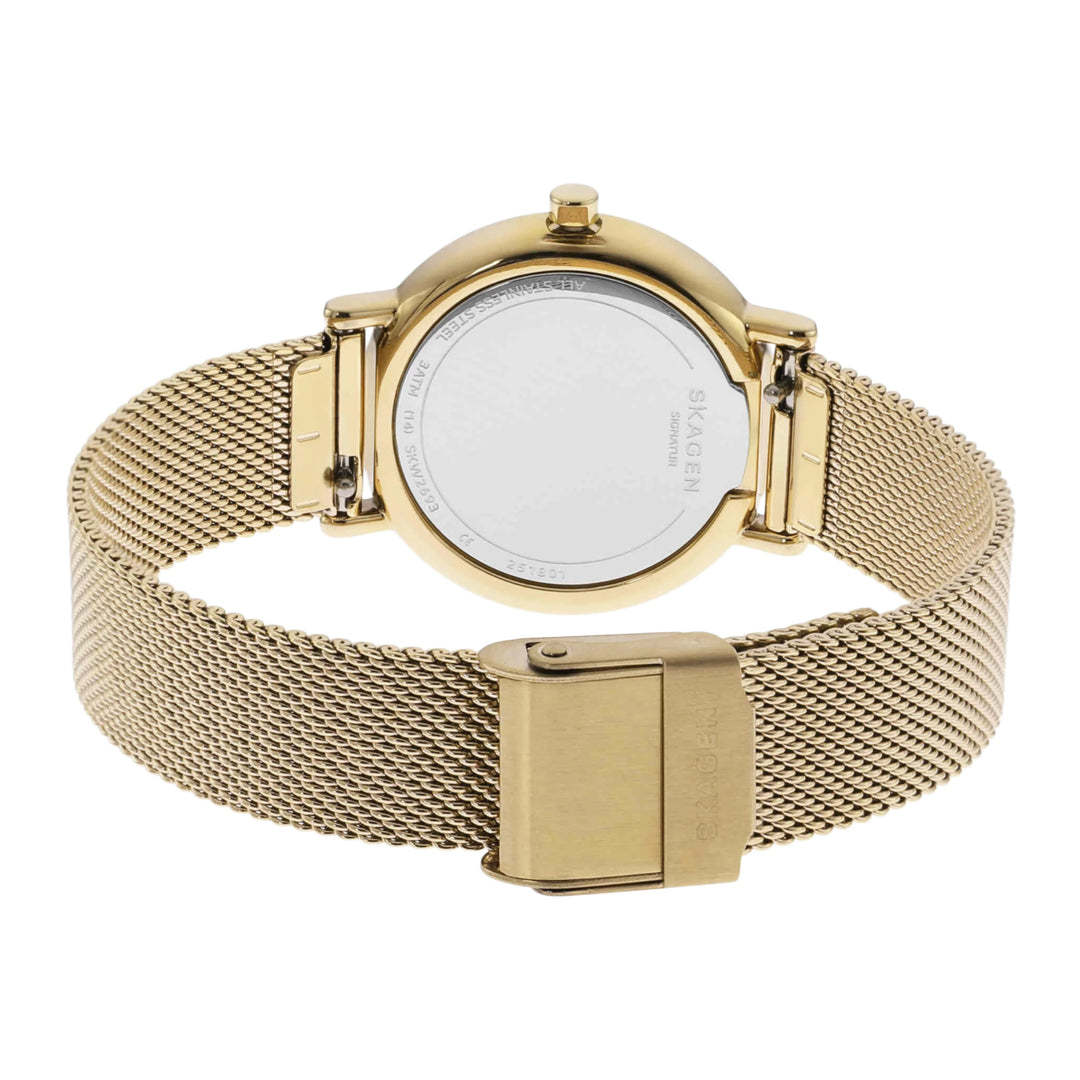 Skagen SKW2693 Signatur Gold Tone Plated Stainless Steel Women's Watch