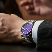 Citizen Tsuyosa Automatic ‘New’ (37mm) NJ0200-50W Sunray Purple Dial SS Bracelet Automatic Mens/Womens Watch