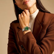 Fossil ES5388 Scarlette 32mm Green Dial Two Tone Stainless Steel Bracelet Women's Watch