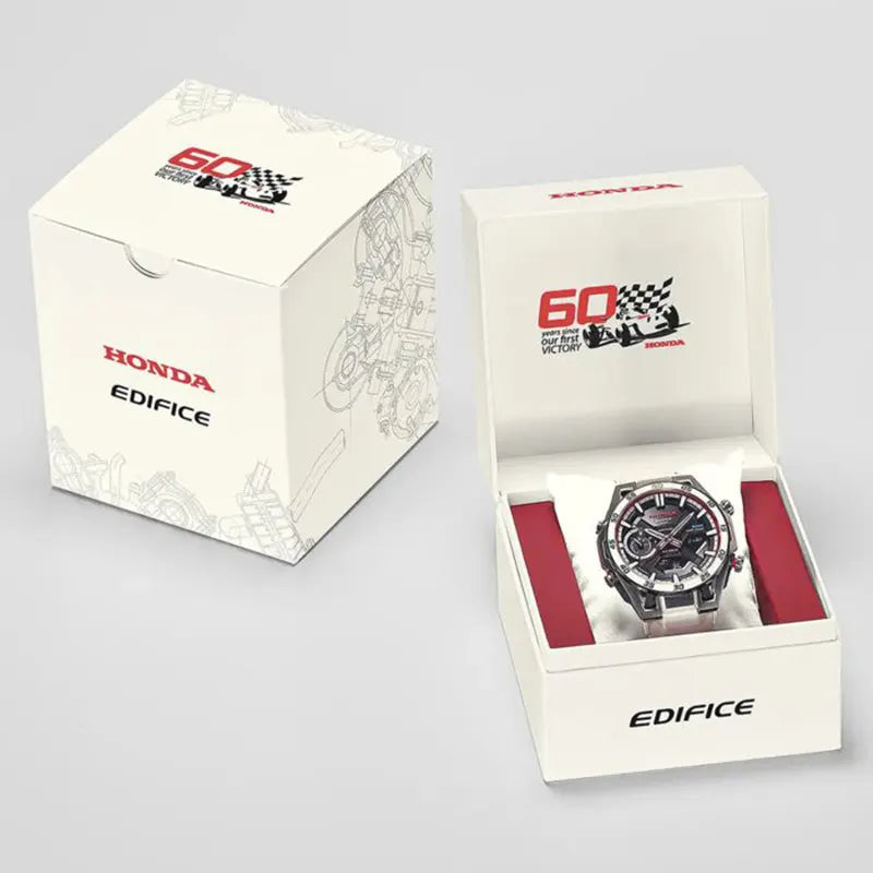 Casio EDIFICE X Honda Special Edition of the 60th Anniversary of the First Victory in F1 SOSPENSIONE ECB-2300HR-1A Men's Watch