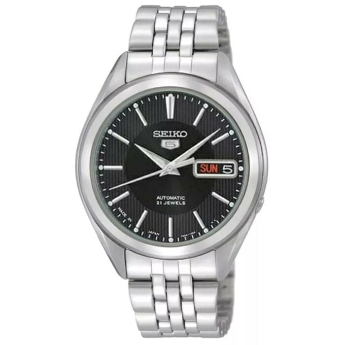 Seiko 5 SNKL23J1 JDM Japan Made Automatic 21 Jewels Black Dial Men's Watch