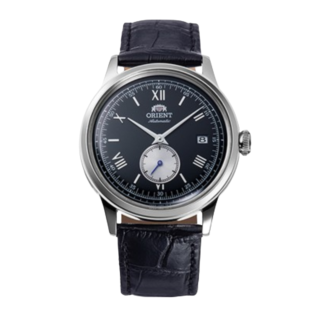 Orient Bambino RA-AP0101B30B Small Seconds Black dial 38mm Automatic Leather Strap  Men's Watch