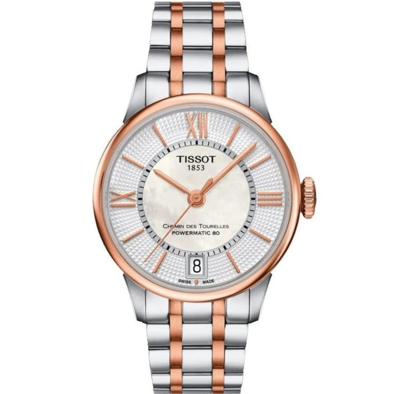 Tissot T0992072211802 Chemin Des Tourelles Powermatic 80 Automatic Women’s Watch - mzwatcheslk srilanka