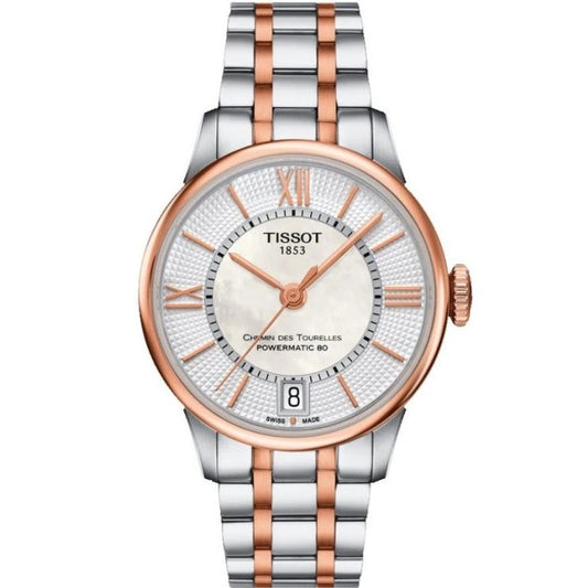 Tissot T0992072211802 Chemin Des Tourelles Powermatic 80 Automatic Women’s Watch - mzwatcheslk srilanka