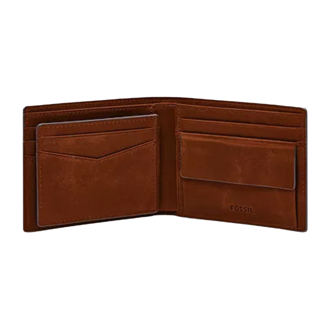 Fossil Everett ML4400210 Large Coin Pocket Bifold Men’s Wallet