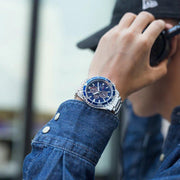 Citizen Eco-Drive Promaster CA0710-82L Diver Chronograph (45mm) Blue Dial / Stainless Steel Bracelet Men’s Watch