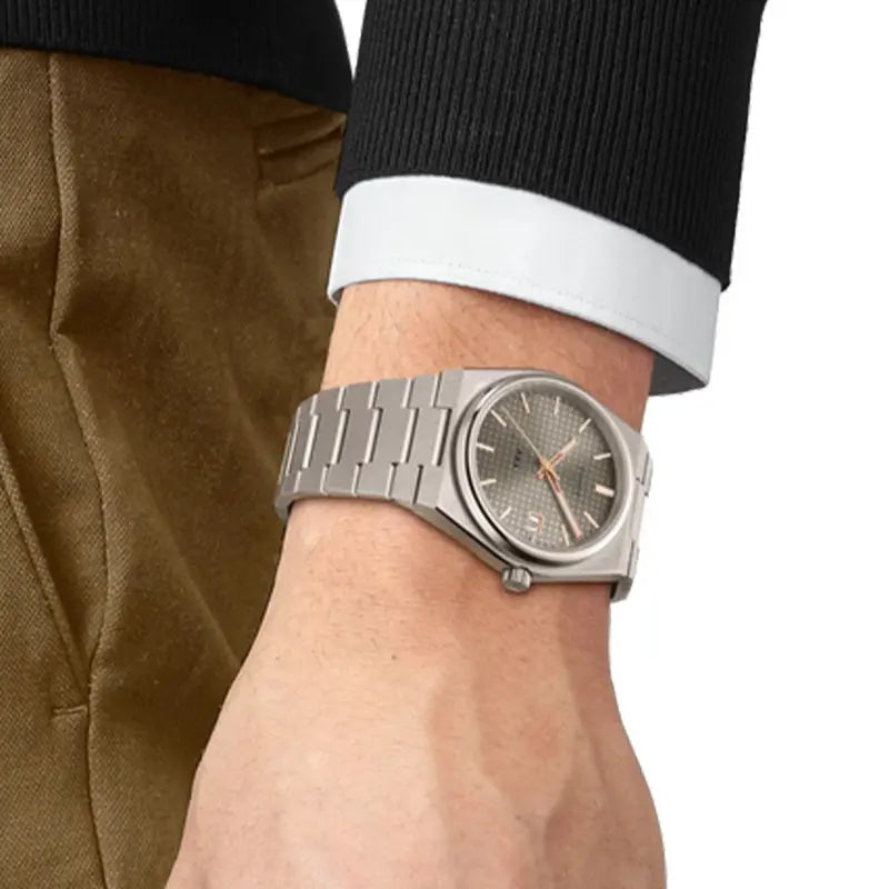 Tissot PRX T1378074406100 Powermatic 80 - Titanium (38mm) Anthracite Dial / Titanium Bracelet Men's Watch