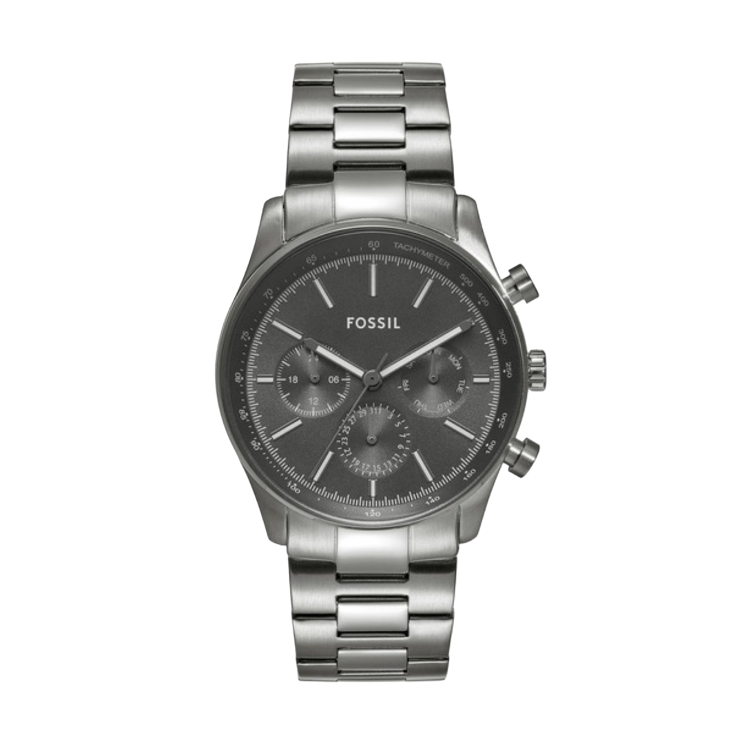 Fossil BQ2854 Sullivan Multifunction Medium Smoke  Stainless Steel Strap Mens Watch