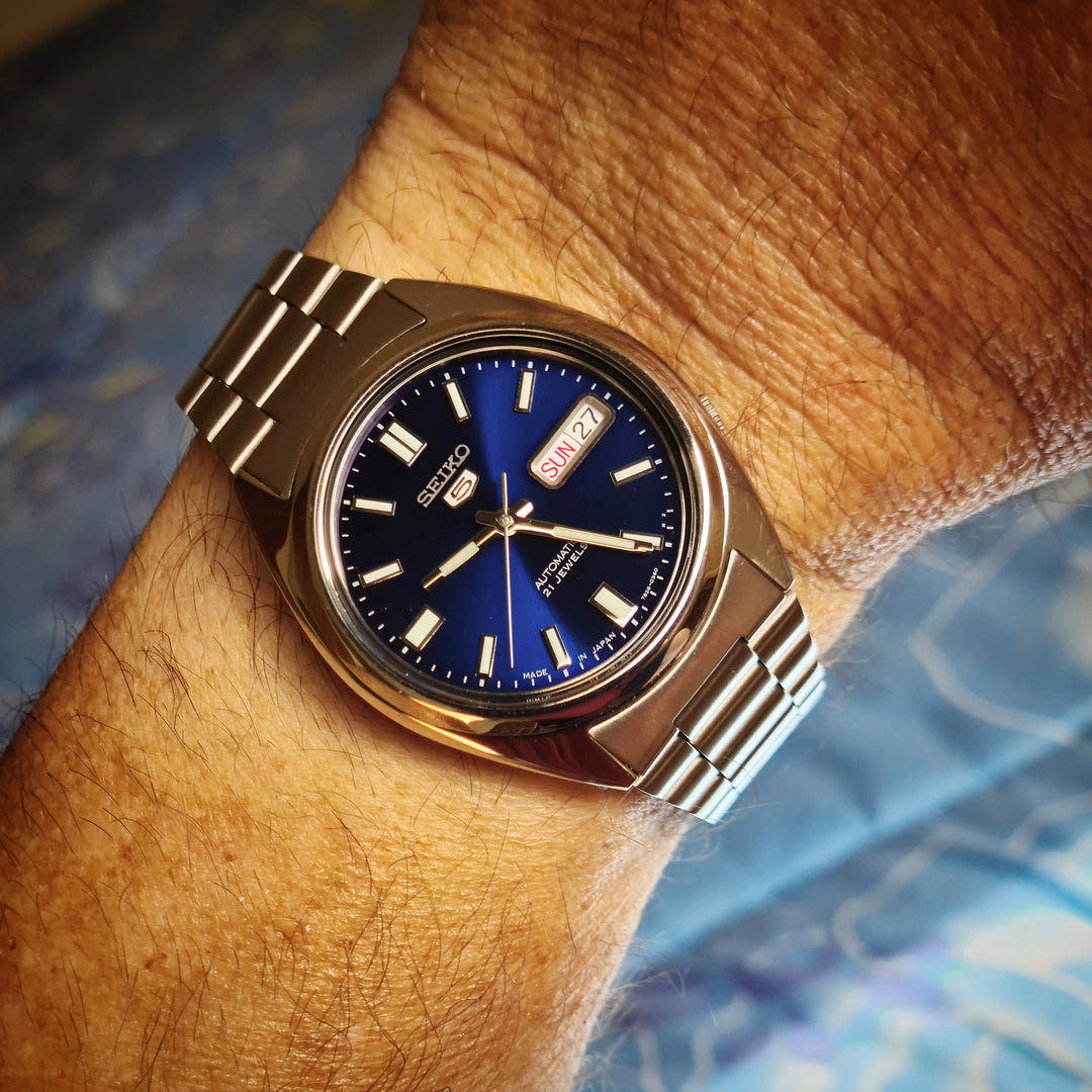 Seiko 5 Automatic SNXS77J1 ‘Made In Japan Model’ ‘Rare’ Blue Dial Men's Watch