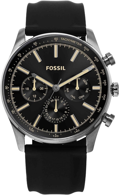 Fossil BQ2746 SULLIVAN Chronograph Silicone Strap Men's Watch
