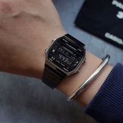 Casio x PAC-Man Collaboration ‘Special Edition’ Vintage Illuminator ABL-100WEPC-1BDR Bluetooth (37.9mm) Digital Black Dial Stainless Steel Bracelet Unisex Watch