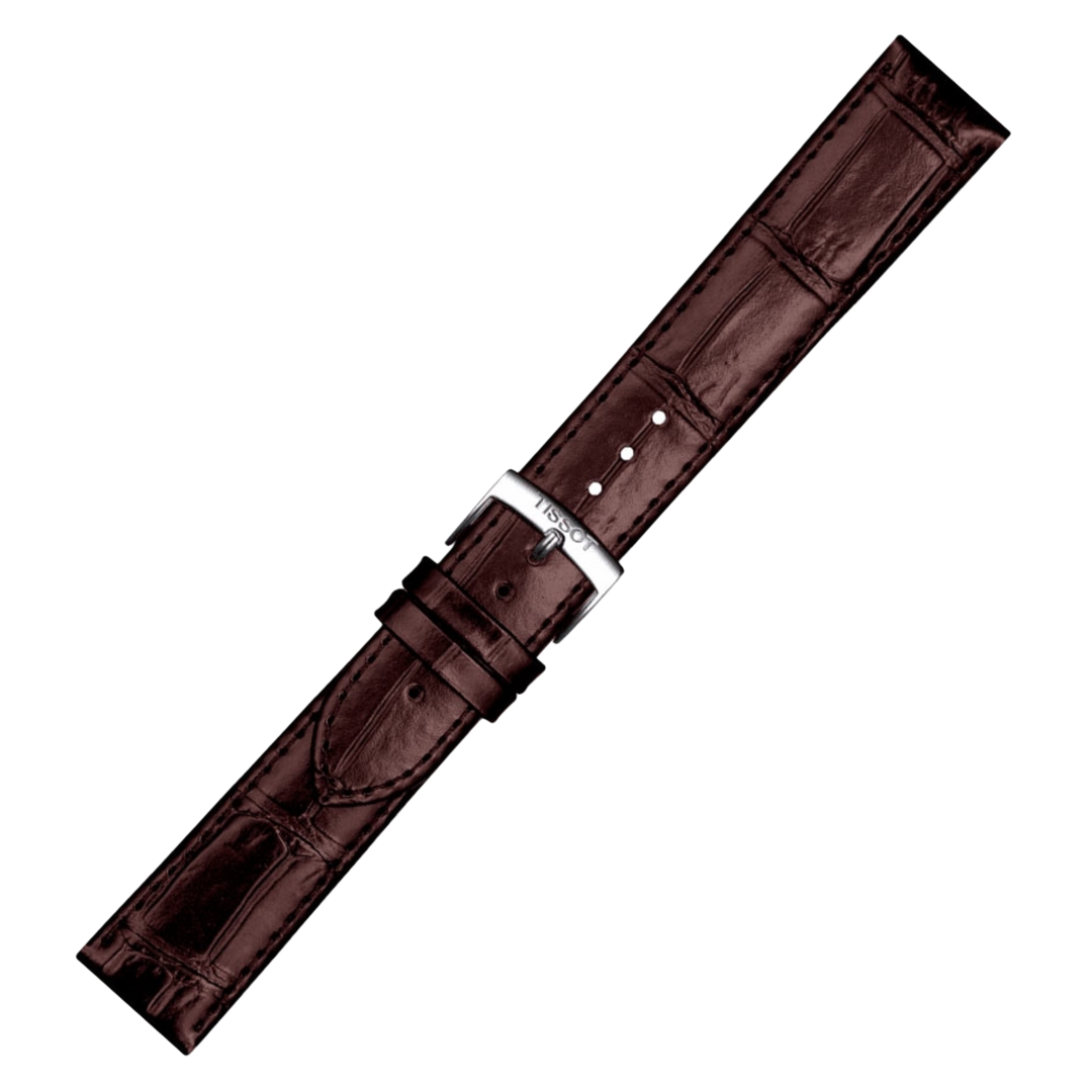 Tissot Official Brown T852.043.013 Leather Strap –Lugs 20 mm