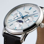 Fossil FS5905 Neutra Moonphase Chronograph Brown Leather Strap Men's Watch