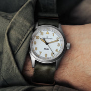 Hamilton Khaki Field H69401910 Quartz (38mm) White Dial / Green Textile Strap Men’s Watch