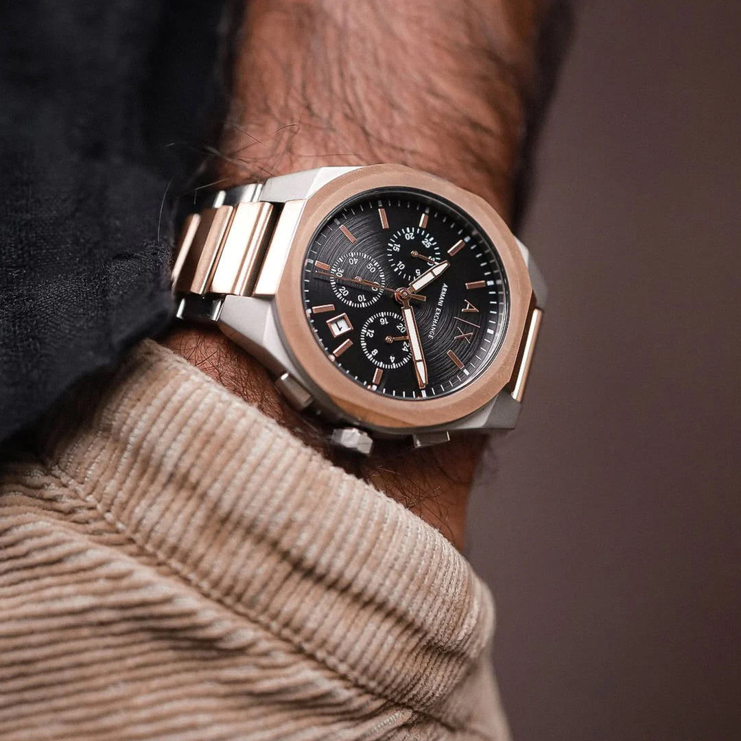 Armani Exchange Quartz Chronograph (42mm) AX4181 Black Dial /Two-Tone Stainless Steel Bracelet
Men's Watch