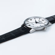 Roamer  958844 41 14 05 Valais Silver Dial Black Leather Strap Women's Watch