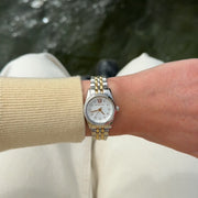 Michael Kors MK4740 Lexington (26mm) Silver Dial / Two-Tone Stainless Steel Bracelet Women's Watch