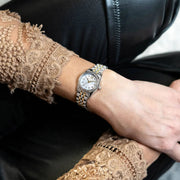 Michael Kors MK4740 Lexington (26mm) Silver Dial / Two-Tone Stainless Steel Bracelet Women's Watch