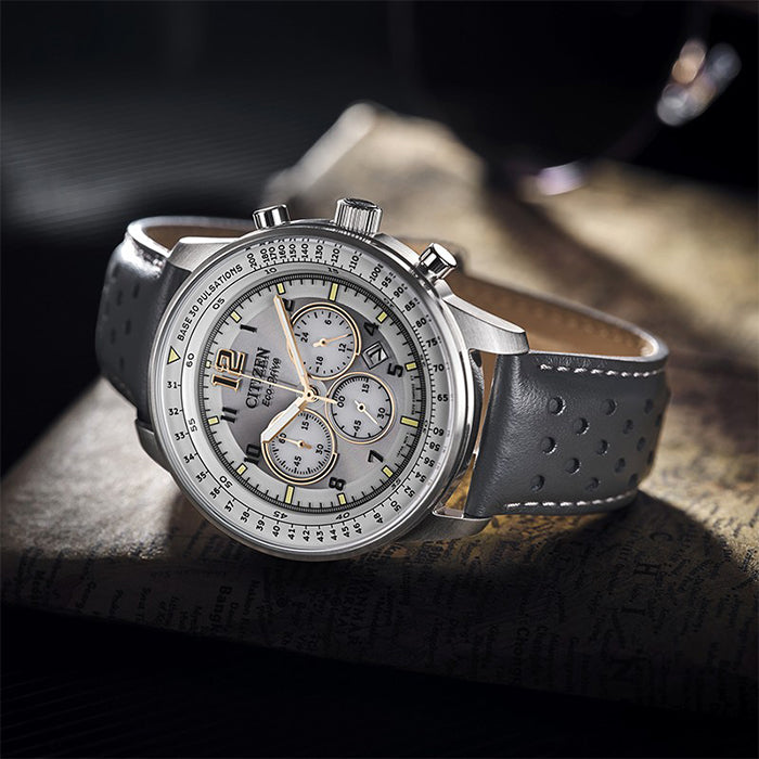 Citizen CA4500-24H Chronograph Grey Dial Eco Drive Men's Watch