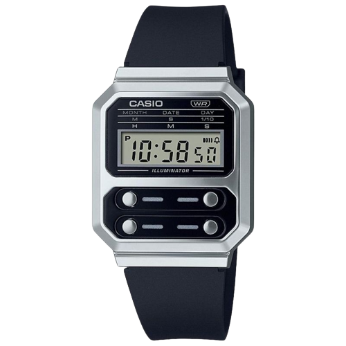 Casio Vintage A100WEF-1AEF Vintage A-100 Digital Black Resin Men's & Women's Watch