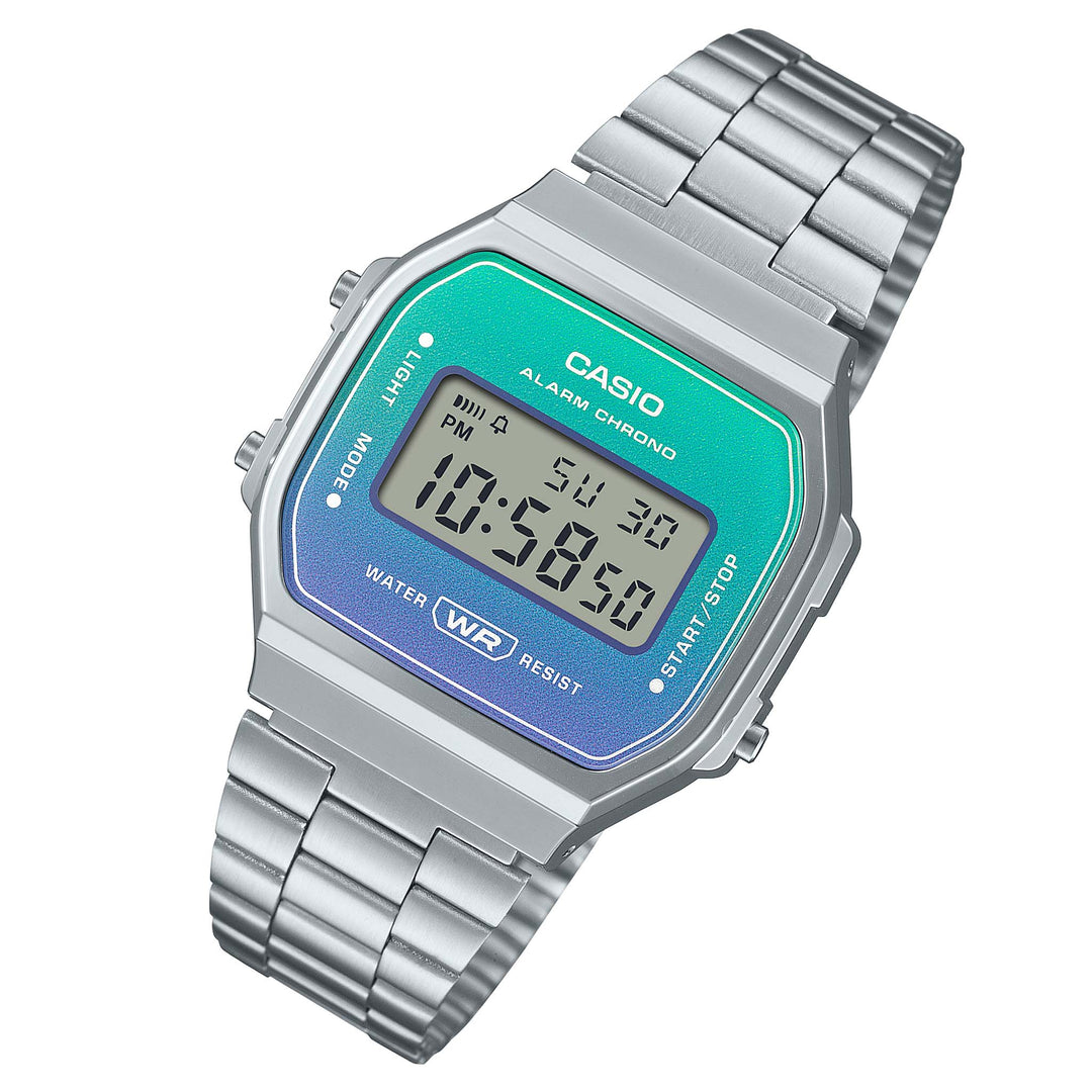 Casio A168WER-2A Vintage Digital Stainless Steel Quartz Men's & Women's Watch - mzwatcheslk srilanka