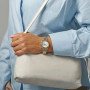 Seiko 5 Sports SRE024K1  ‘ Hebitama’ SNXS Automatic (32mm) Silver Dial / Two-Tone Stainless Steel Bracelet Women's Watch